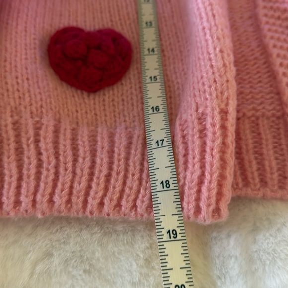 New Heart 3D Cardigan Sweater ~ Sweetest  Knit Valentine's Day ♥️♥️ - Picture 8 of 11